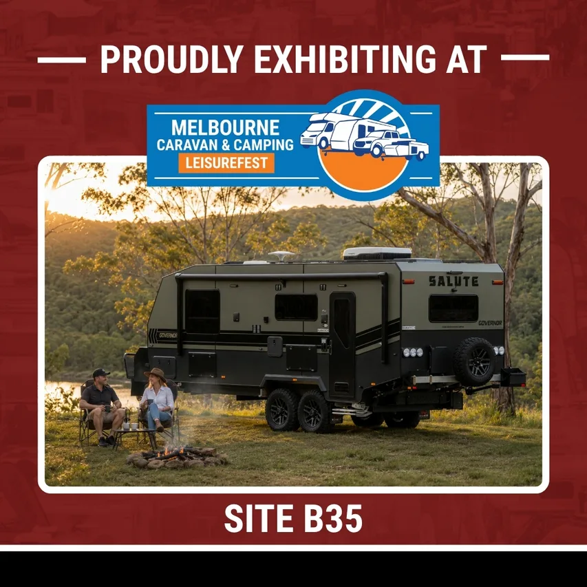 Caravan Industry Victoria Melbourne Leisurefest Social Media Assets 1080x1080px SALUTE compressed